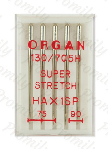 Иглы супер cтрейч №№ 75(3),90(2), Organ, 5 шт от магазина Promily в Георгиевске