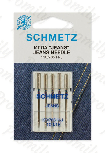 Иглы для джинсы №100, Schmetz, 5шт от магазина Promily в Георгиевске