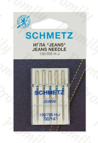 Иглы для джинсы № 90, Schmetz, 5шт от магазина Promily в Георгиевске