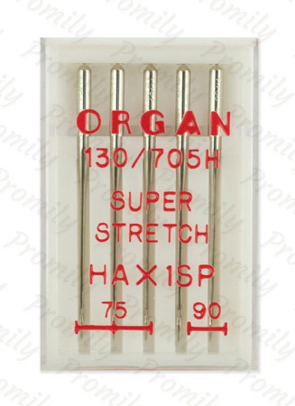 Иглы супер cтрейч №№ 75(3),90(2), Organ, 5 шт от магазина Promily в Георгиевске