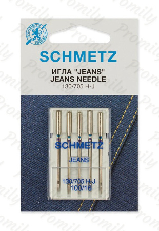 Иглы для джинсы №100, Schmetz, 5шт от магазина Promily в Георгиевске